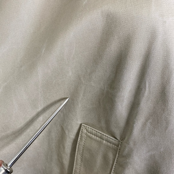 DREAMY DOUBLE BREASTED PONCHO TRENCH COAT 🧥 OPEN SIDES SIZE MEDIUM 100% COTTON - Picture 16 of 17